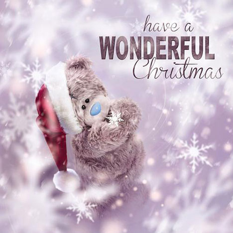 3D Holographic Wonderful Christmas Me to You Bear Christmas Card £2.99